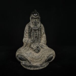 青石達摩石雕坐像 高20cm 寬15cm 厚12cm 重3.2公斤